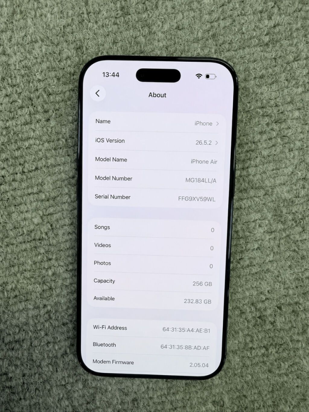 Продам iPhone 17 Air, 256 ГБ, черный: фото 5