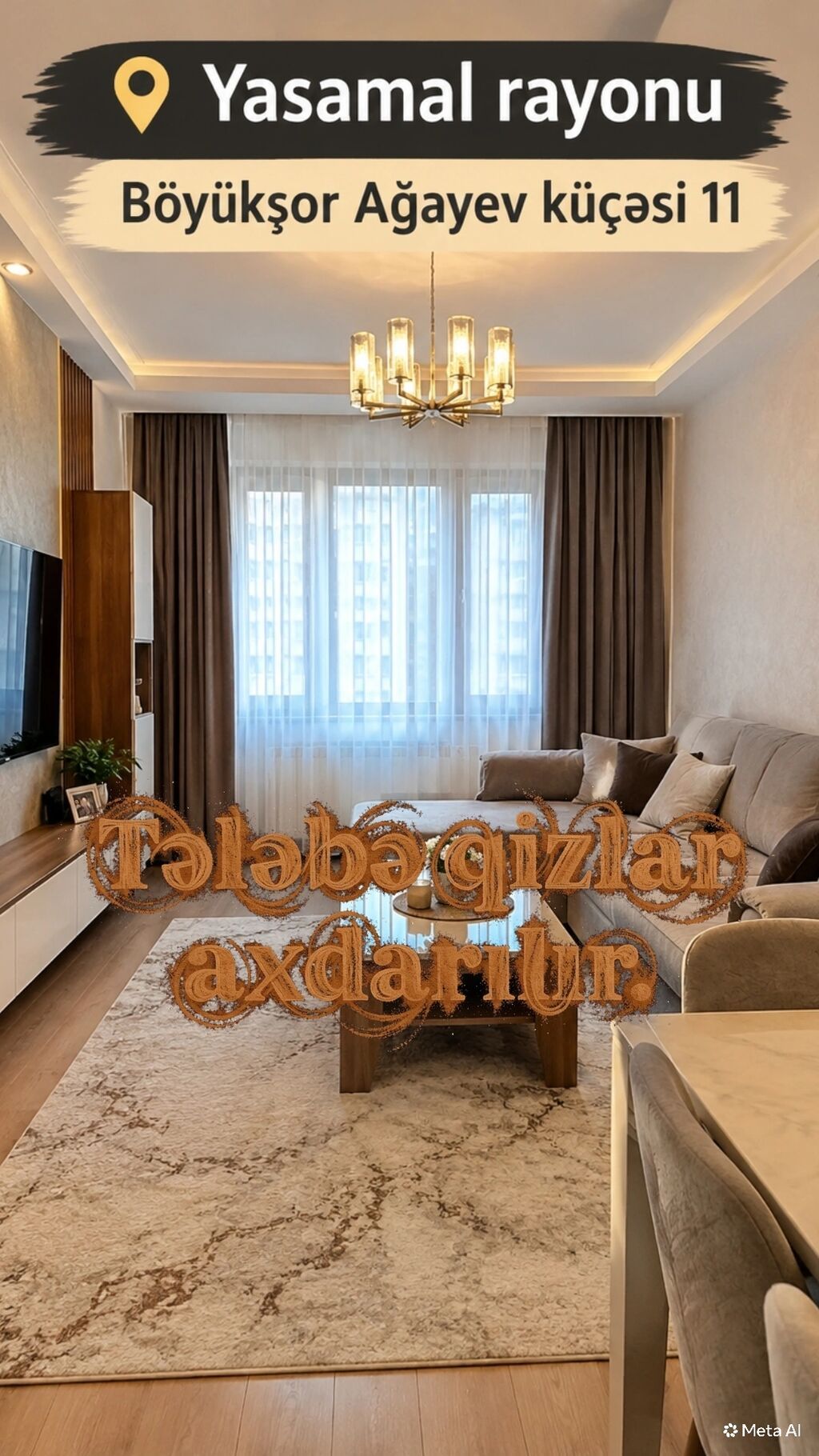 Yasamal rayonu, Böyükşor Ağayev küçəsi 11 ünvanında tələbə qızlar üçün