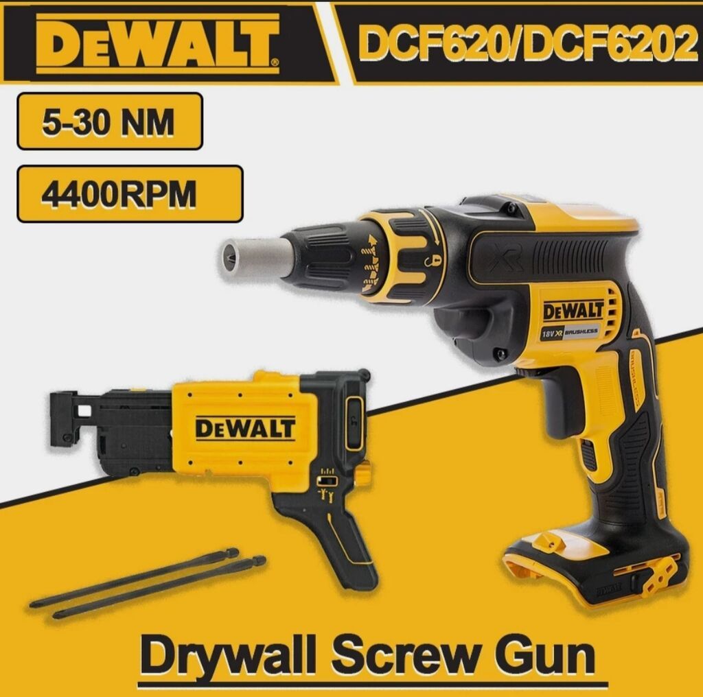 Dewalt dcf620 + dcf6202.Ленточный шуруповерт гипсокартоншика.EU — фото 2