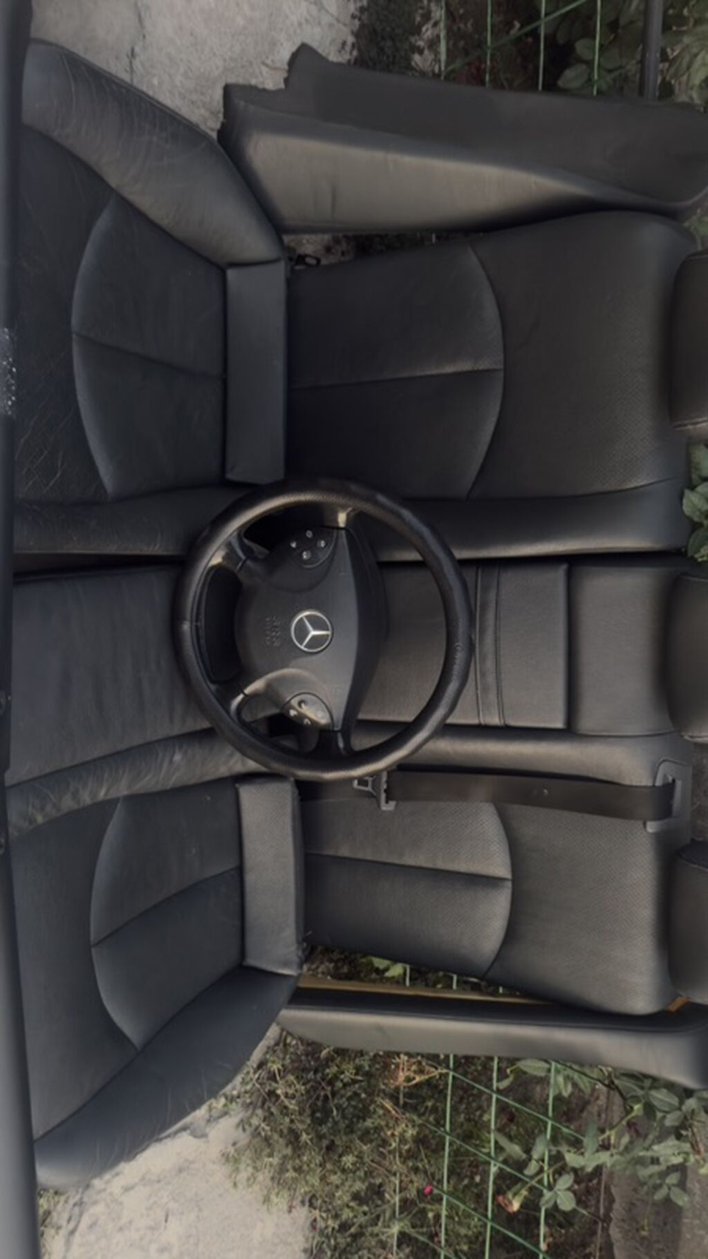 Комплект салона Mercedes-Benz (W211 задний диван спинка.дверные: фото 4
