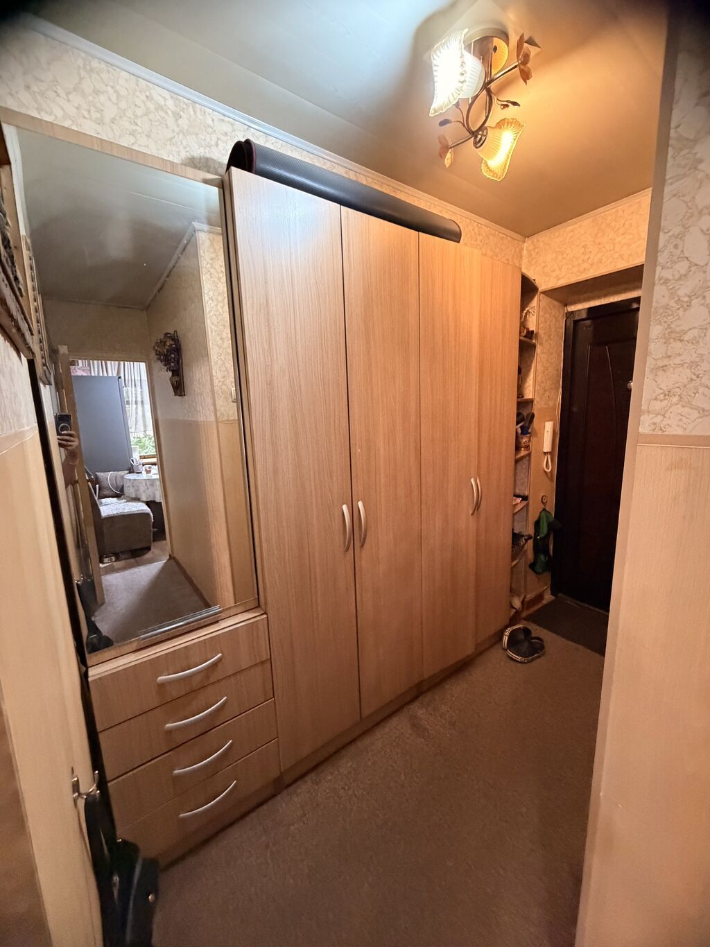 2 комнаты, 44 м², ул. Московская / Ибраимова Хрущевка, 3 этаж, Старый ремонт: фото 4