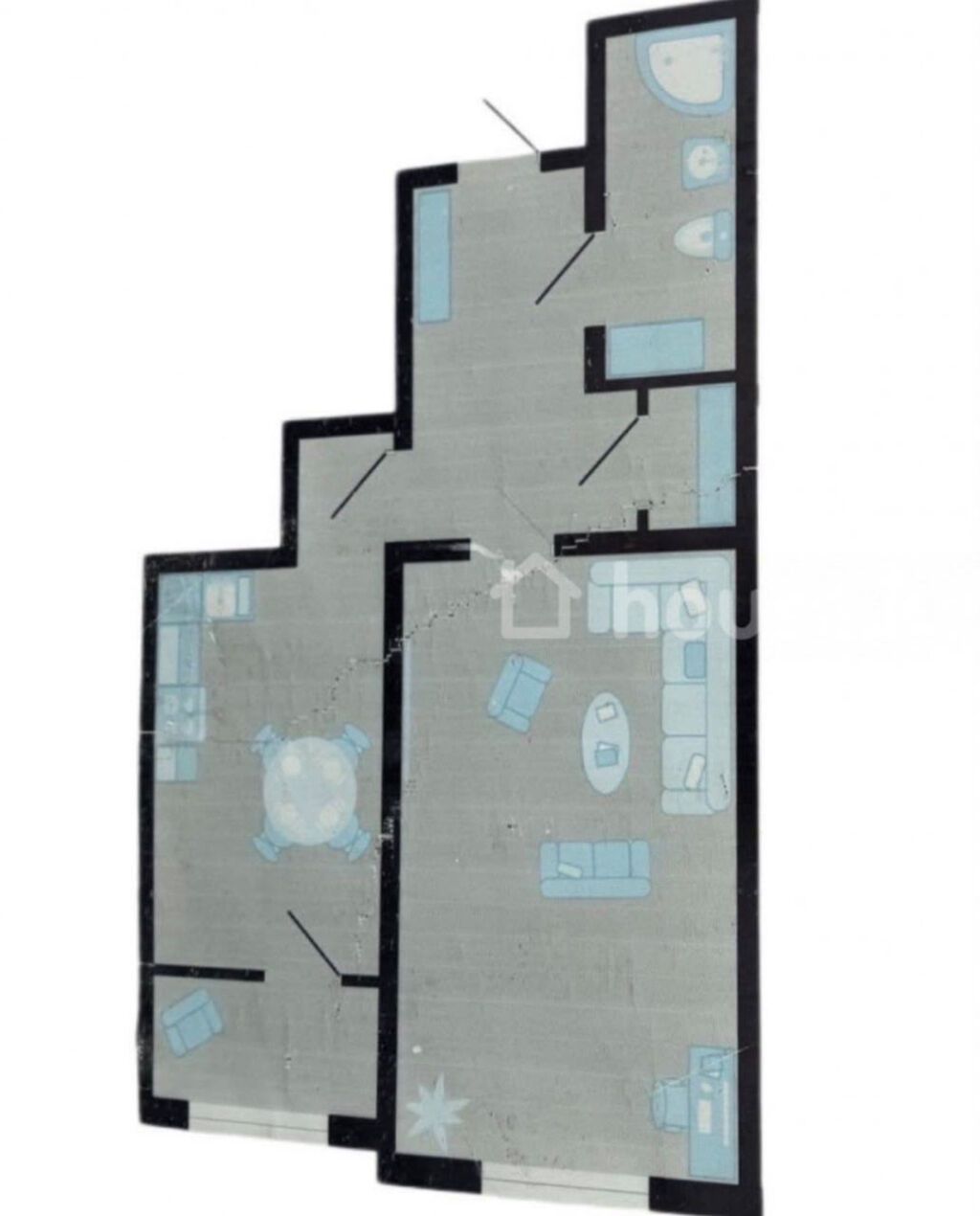 1 комната, 52 м², Джал-15 5 этаж, ПСО (под самоотделку): фото 8