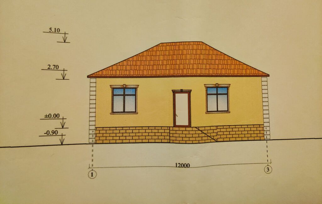 Binə 3 otaqlı, 108 kv. m, Yeni təmirli