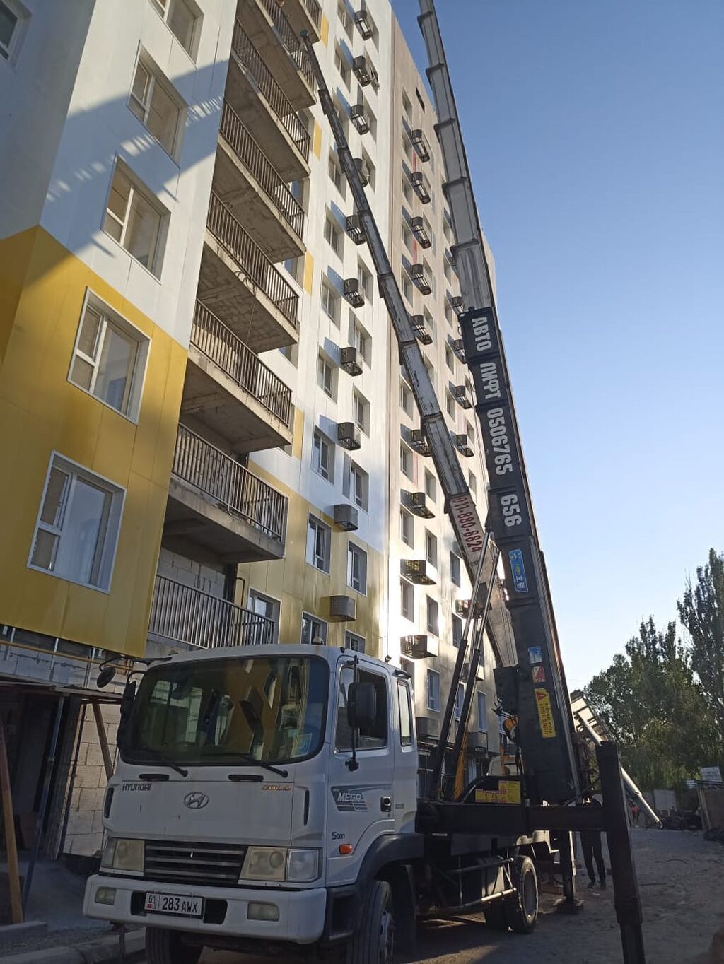 Автолифт Бишкек Подъём стройматериалов, мебели До 20 этажей: фото 3