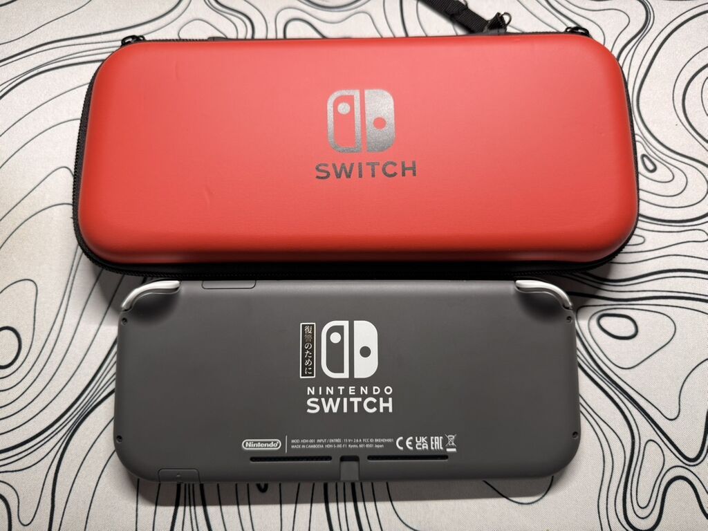 Nintendo Switch Lite (серый) + чехол - Портативная консоль Nintendo: фото 2