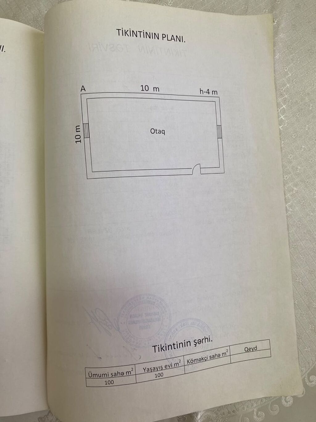 40 sot, Tikinti, Texniki pasport