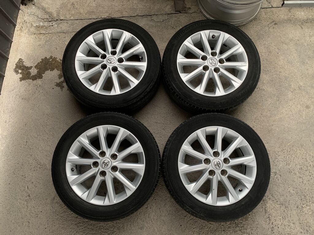 Колеса в сборе 205 / 55 / R 16, Лето, Б/у, Комплект, Легковые, Литые, отверстий - 5: фото 2