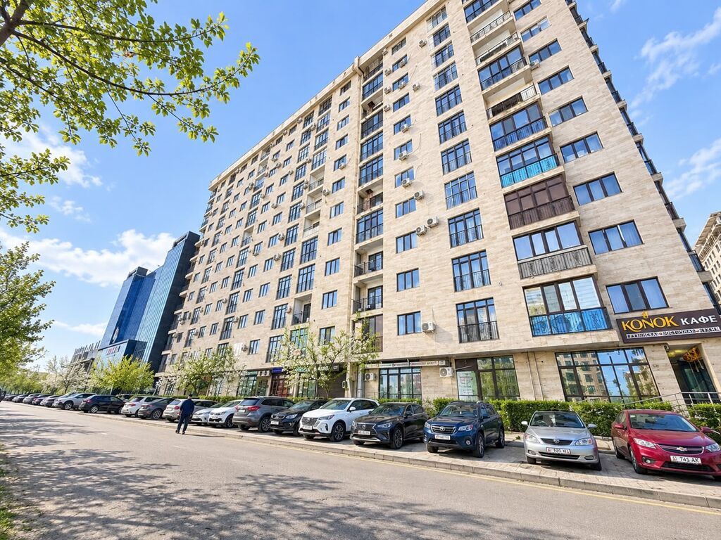2 комнаты, 58 м², Ала-Арча ТРЦ Элитка, 9 этаж, Евроремонт: фото 1