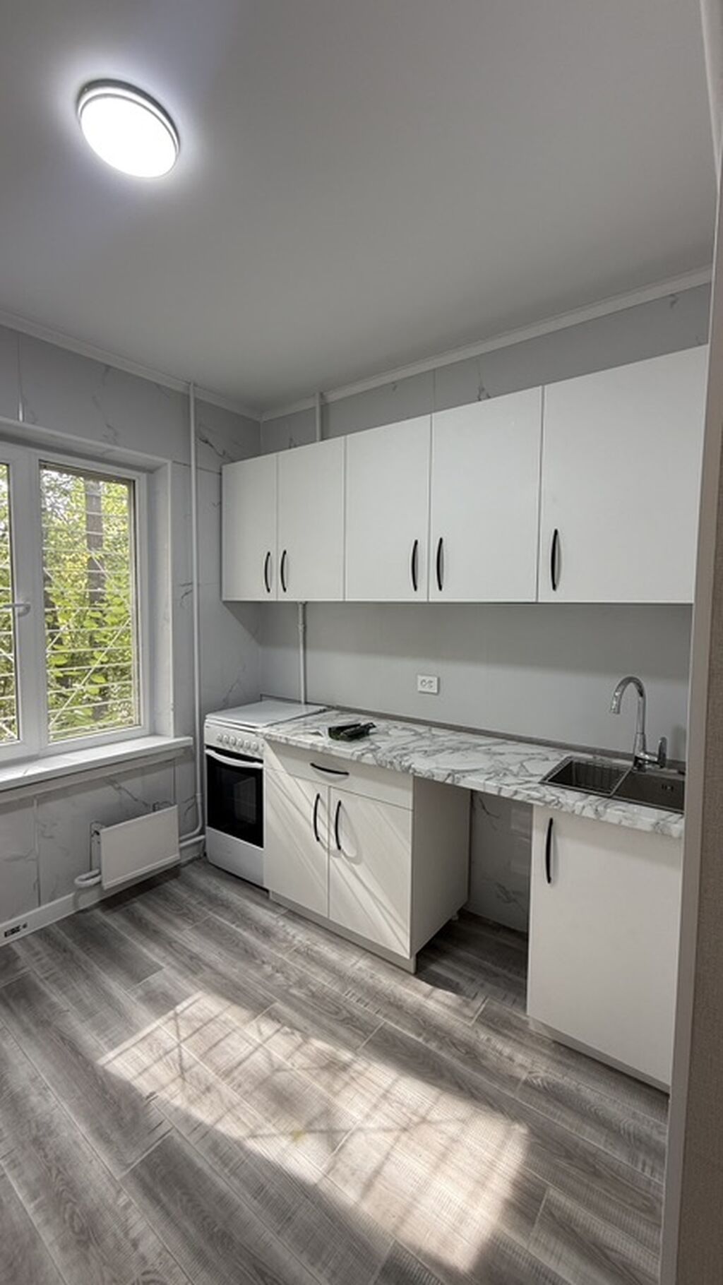 2 комнаты, 48 м², 7 мкр 105 серия, 1 этаж, Свежий ремонт: фото 1