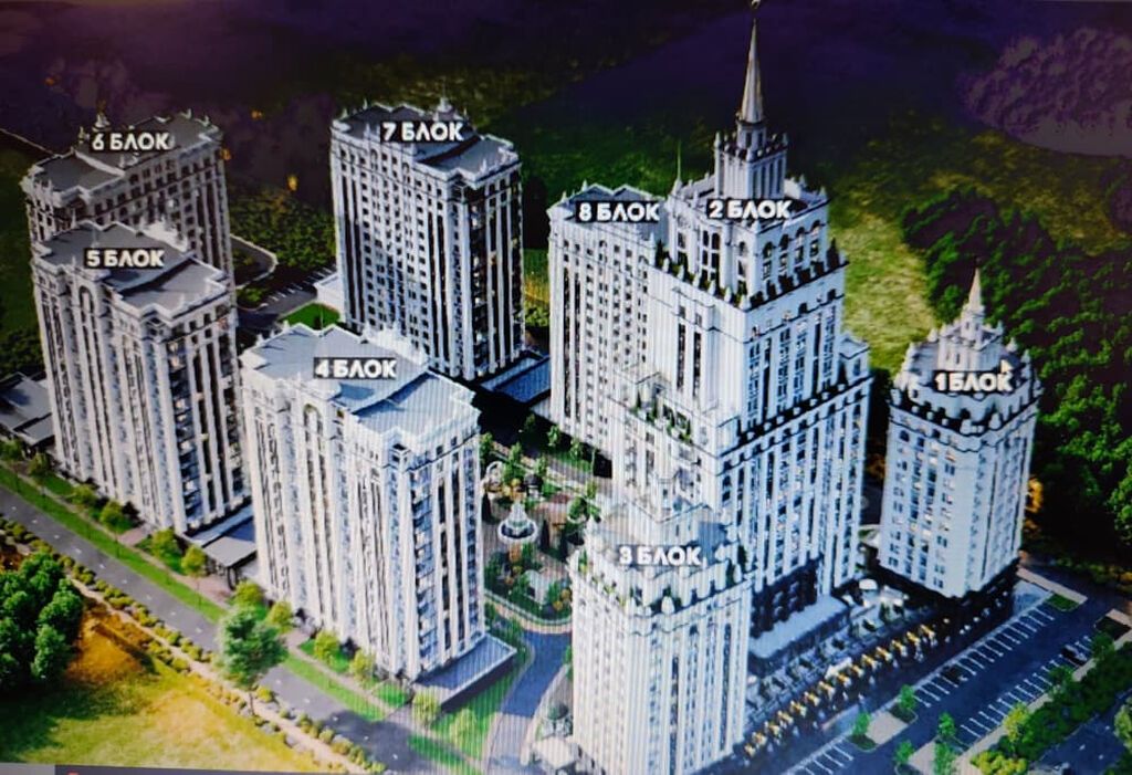 3 комнаты, 119 м², Асанбай мкр Элитка, 5 этаж, ПСО (под самоотделку): фото 3