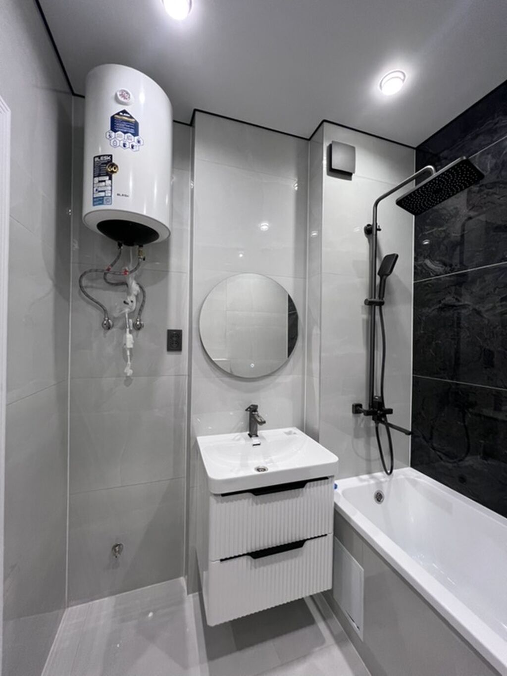 1 комната, 54 м², Кок-Жар ж/м 107 серия, 4 этаж, Дизайнерский ремонт: фото 8