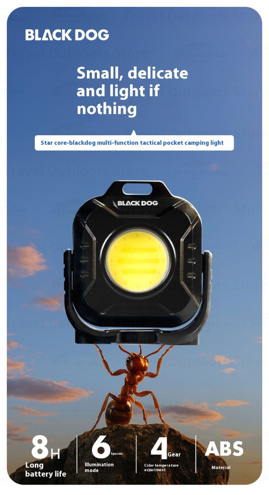 BLACK DOG STAR CORE Tactical Pocket Light — карманный: фото 2