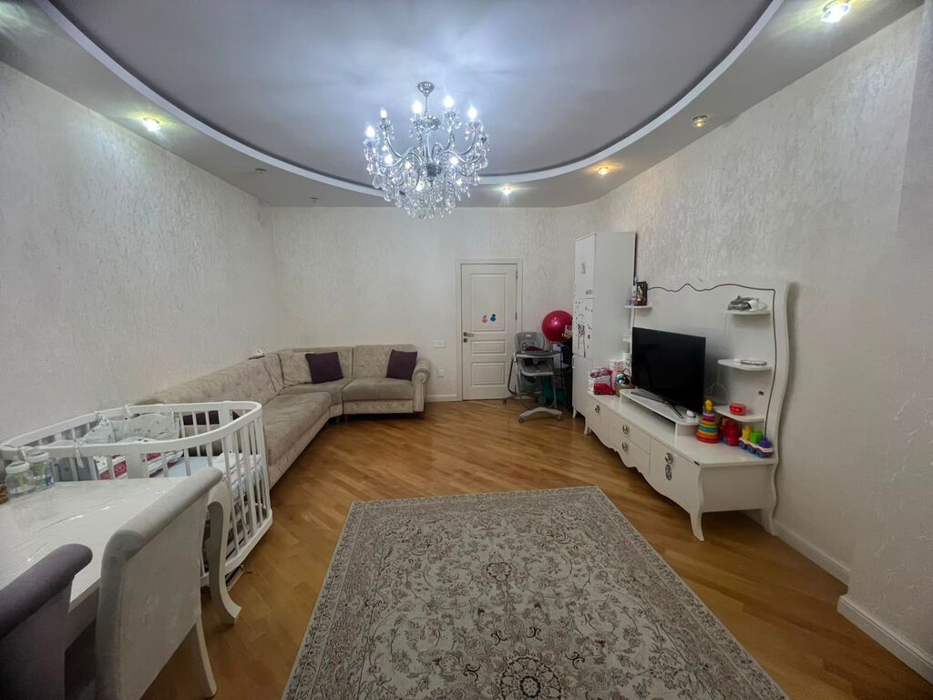 3-room new-build apartment for rent in Nərimanov, 86 m², 1 100 AZN/mo, photo 3 / 12