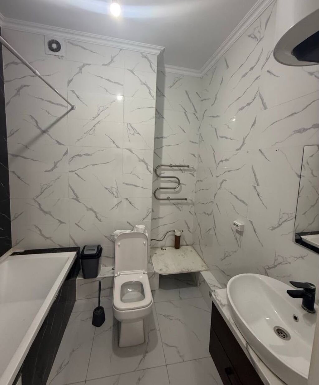 1 комната, 34 м², Ала-Арча ТРЦ Элитка, 13 этаж, Евроремонт: фото 4