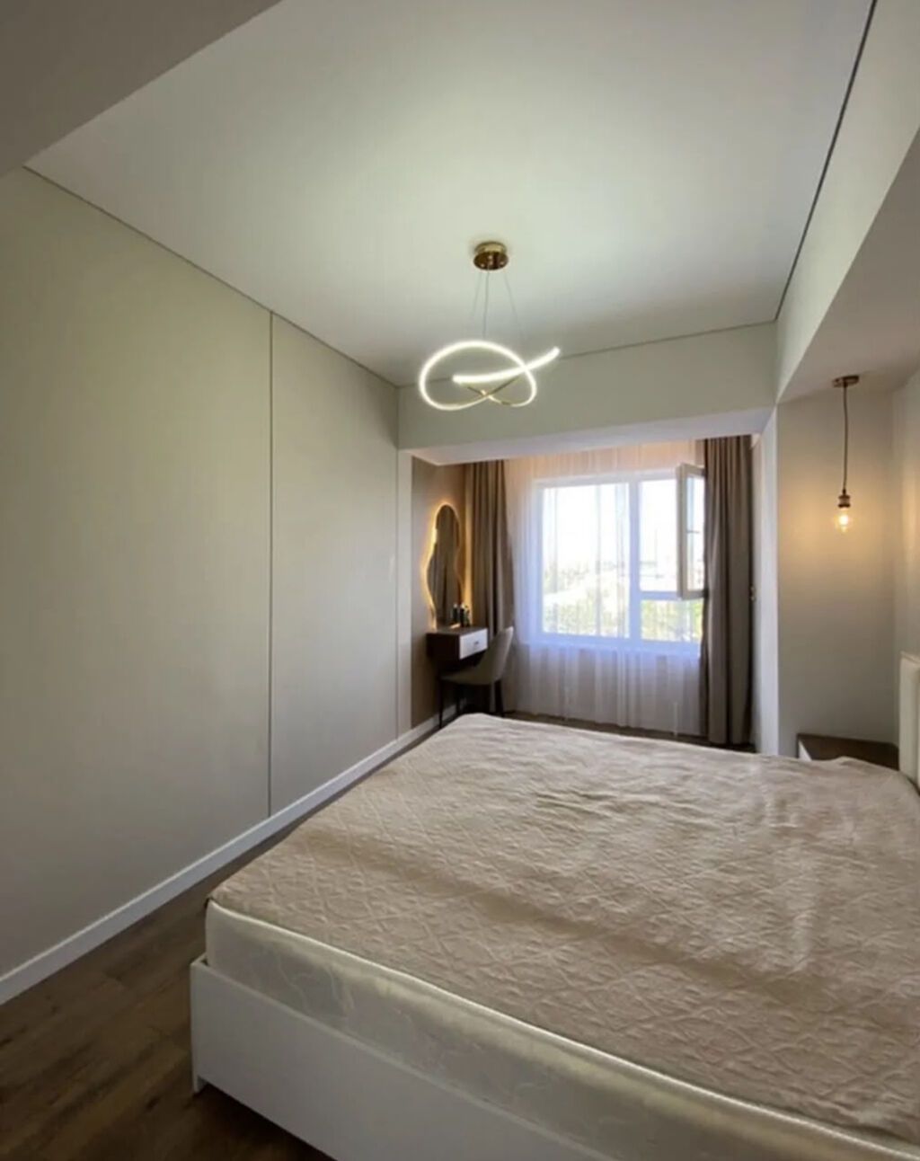 2 комнаты, 58 м², Аламедин-1 мкр Элитка, 8 этаж, Евроремонт: фото 2