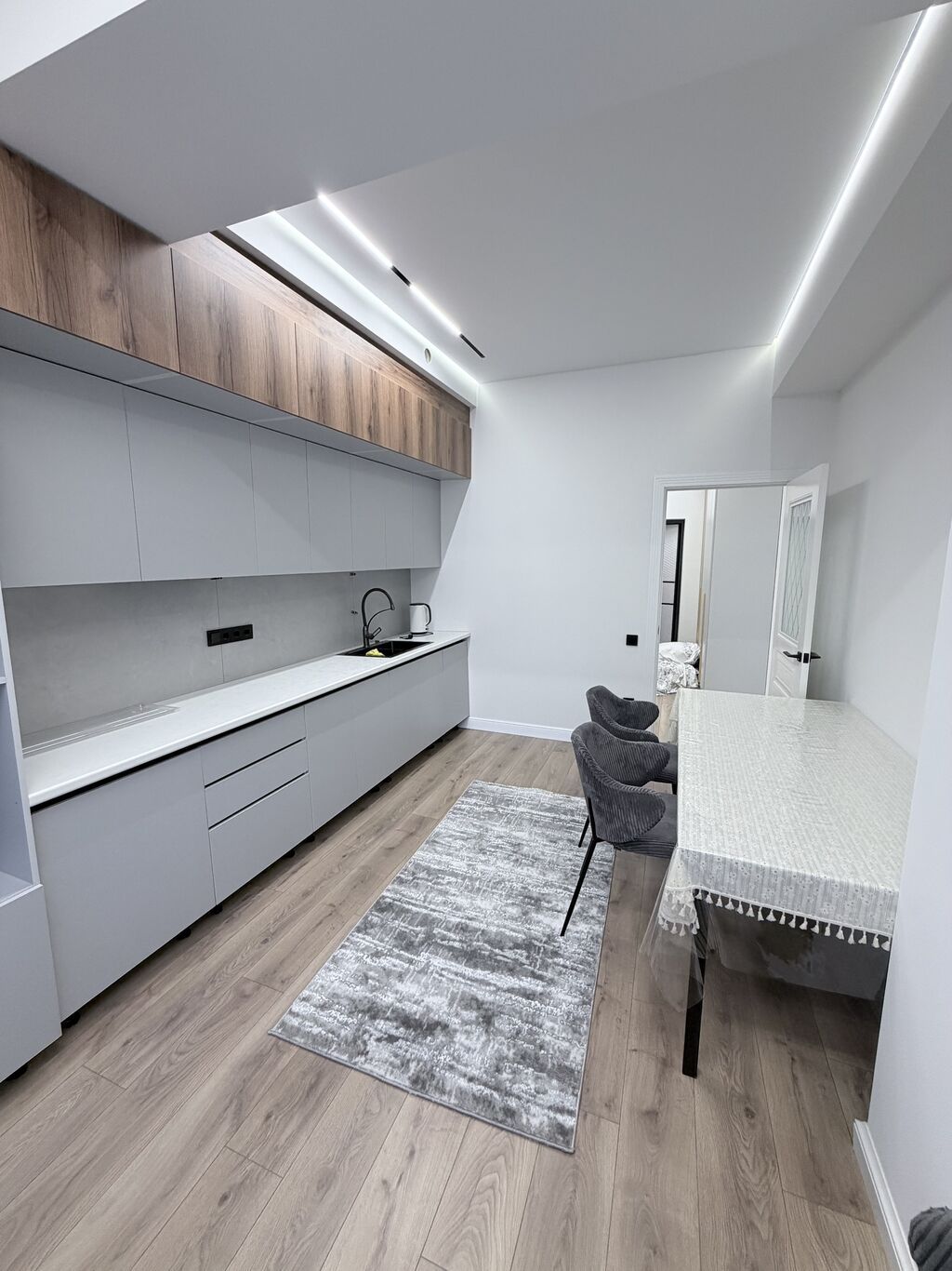 2 комнаты, 88 м², 12 мкр Элитка, 12 этаж, Дизайнерский ремонт: фото 7