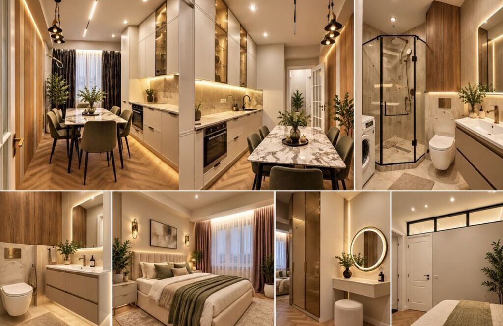 2 комнаты, 47 м², Технопарк Элитка, 13 этаж, Евроремонт: фото 2
