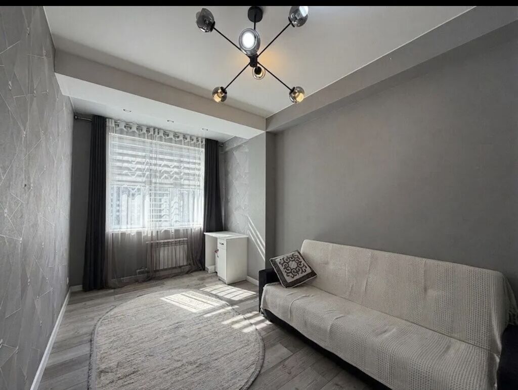 3 комнаты, Асанбай мкр Без животных, от 1 года, С мебелью полностью: фото 3