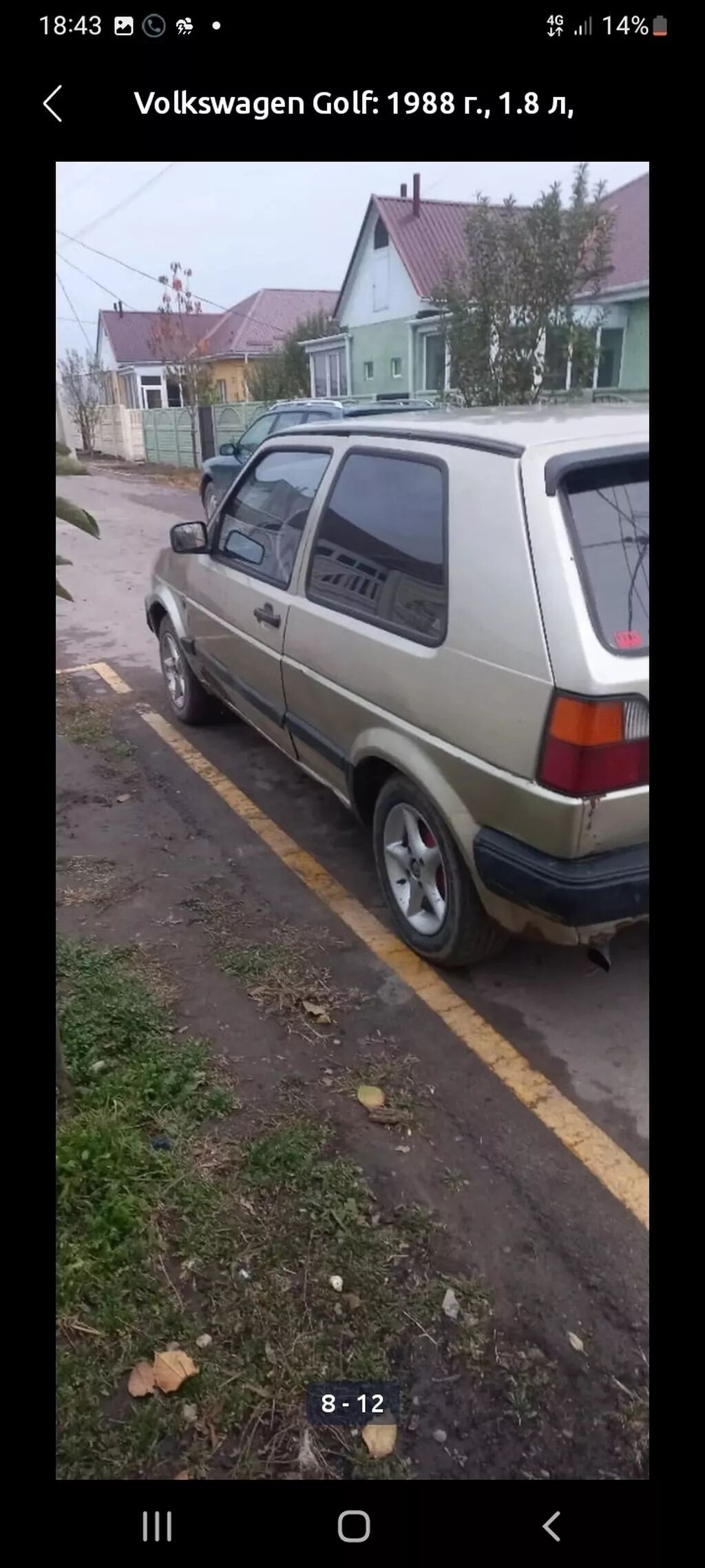 Volkswagen Golf: 1988 г., 1.8 л, Механика, Бензин, Хэтчбэк: фото 6