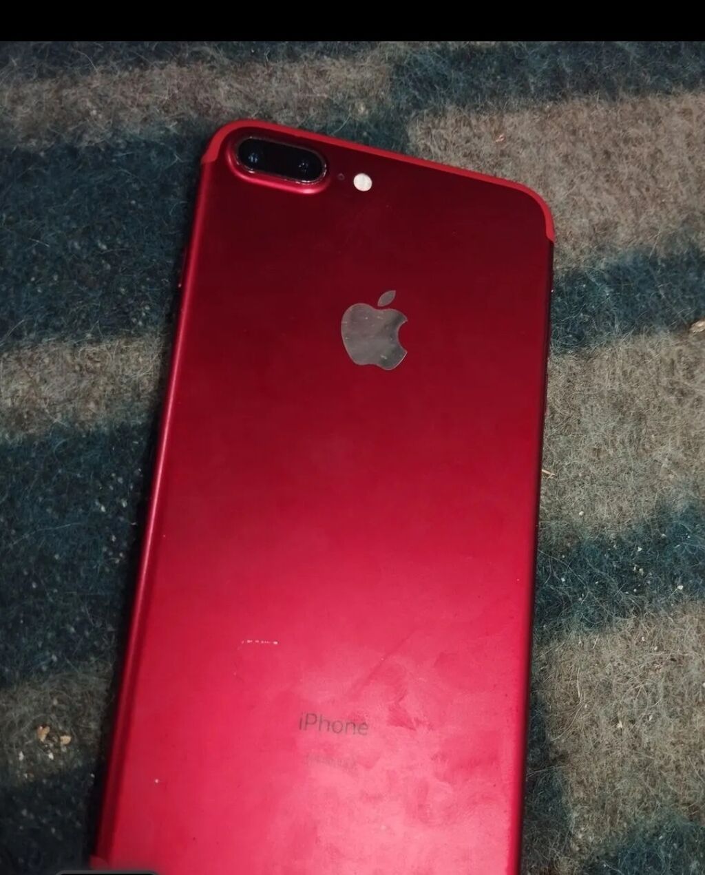 IPhone 7 Plus, Б/у, 128 ГБ, Красный, Чехол, 70 %: фото 2