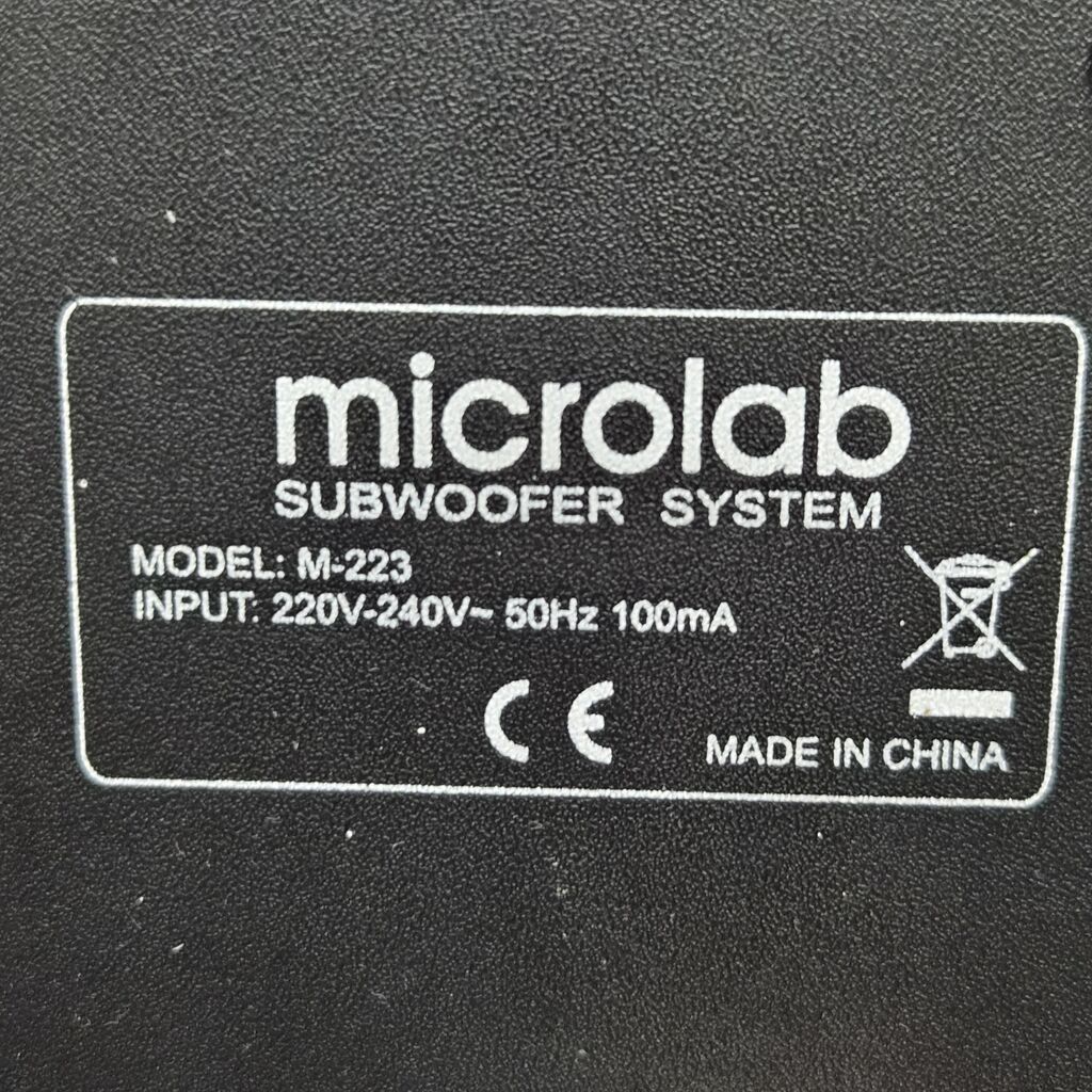 Колонки Microlab M-223 (2.1), 17вт, aux, рабочие 100%, на проверку 2: фото 3