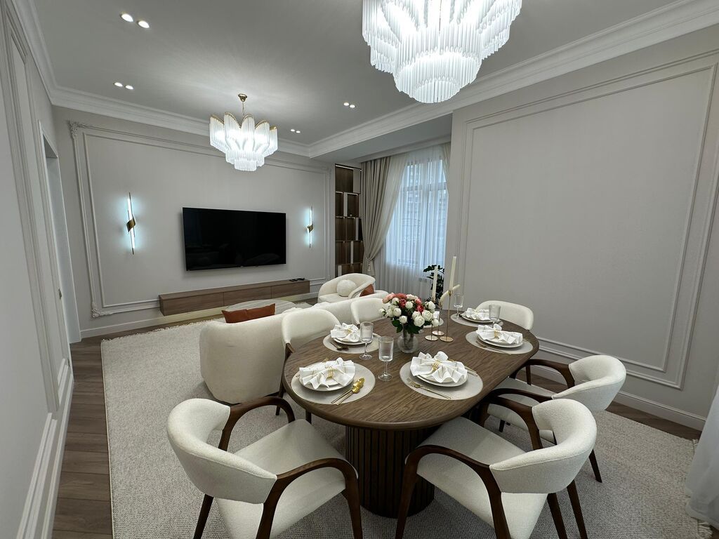 2 комнаты, 75 м², Асанбай мкр Элитка, 1 этаж, Евроремонт: фото 3