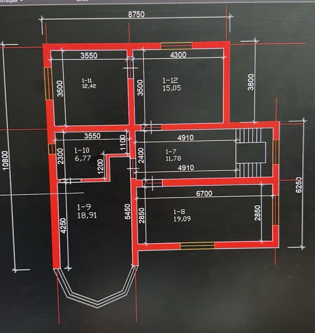 6 комнат, 180 м², 4 соток, Бишкек, Заря Риэлтор: фото 2