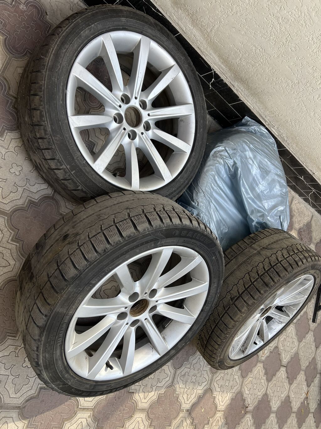 Железные Диски R 18 BMW, Комплект, отверстий - 5, Б/у: фото 3