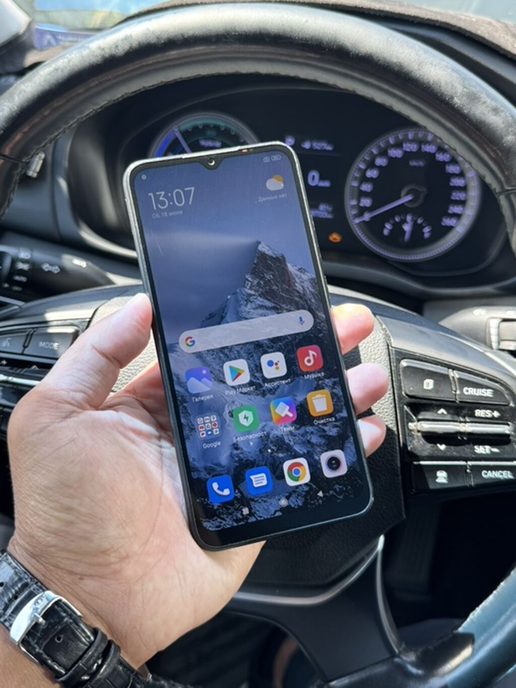 Redmi, Redmi 10A, Б/у, 64 ГБ, цвет - Черный, 2 SIM: фото 2