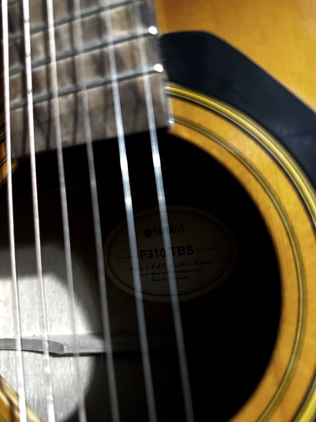 Акустическая гитара Yamaha F310 TBS (Tobacco Brown Sunburst) - Формат: фото 4