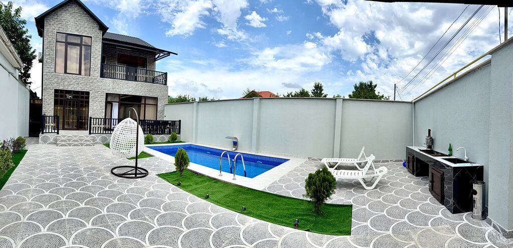 Günlük istirahət üçün həyətli villa(Adam sayı,Bayram günləri və Həfde