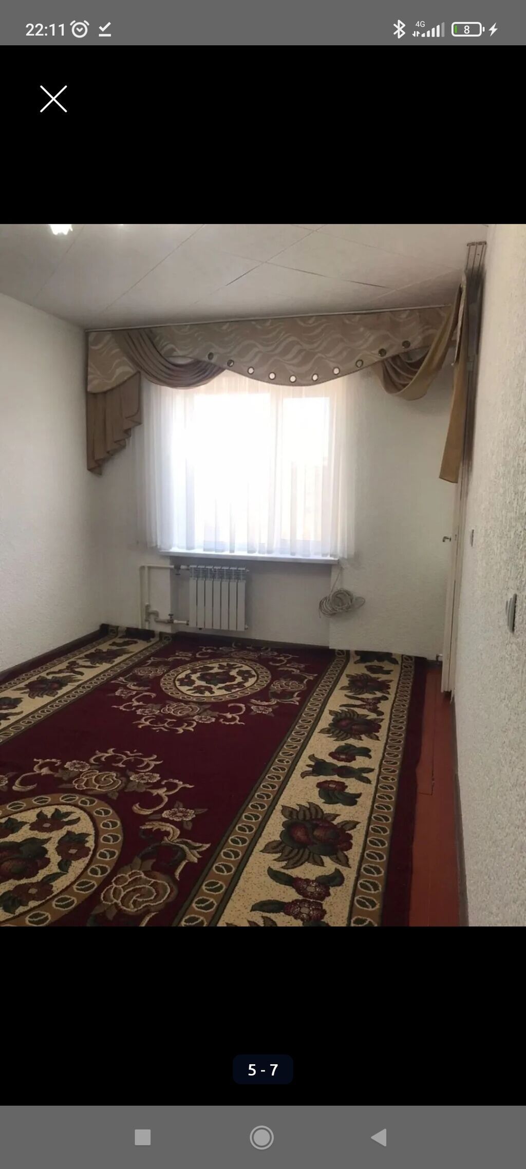 2 комнаты, 52 м², 105 серия, 5 этаж, Косметический ремонт: фото 2