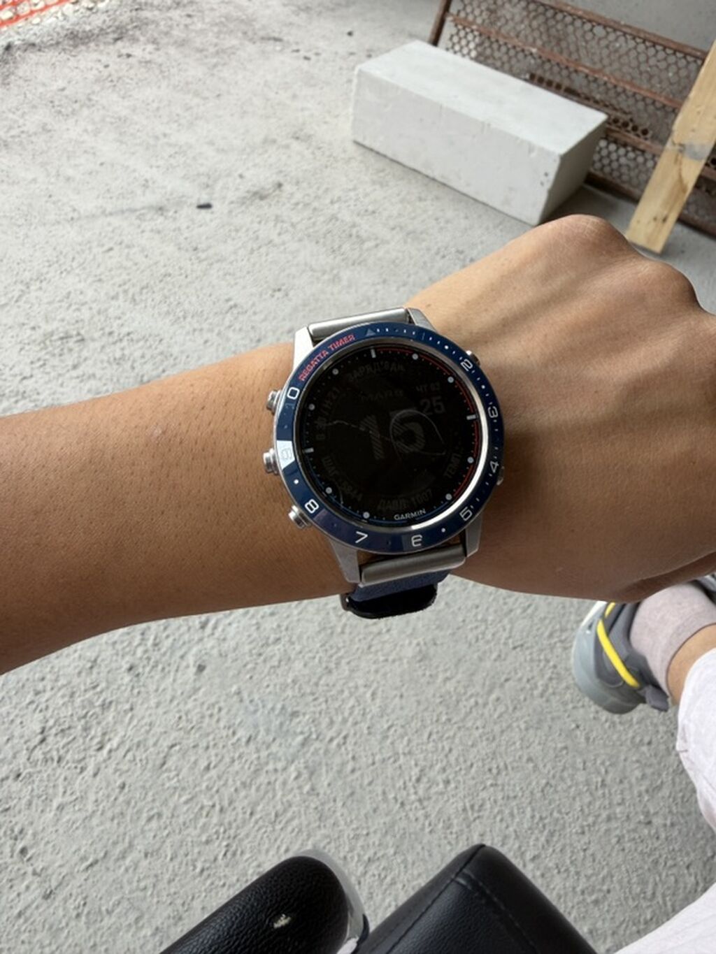 Garmin MARQ Captain (1-го поколения) Оригинальный жаккардовый ремешок — фото 2