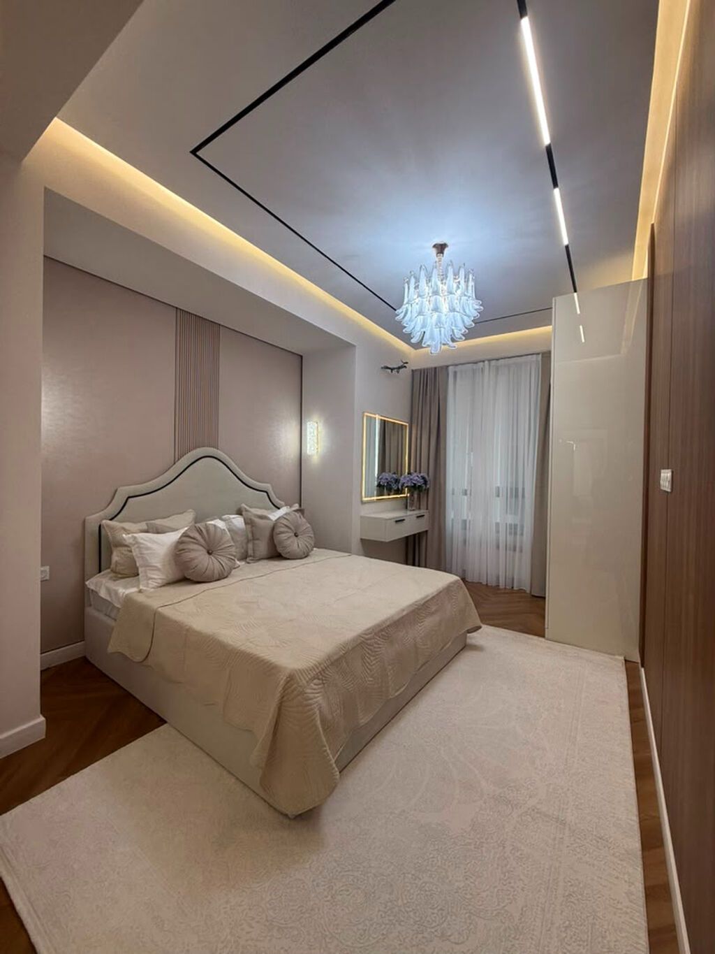 2 комнаты, 80 м², Асанбай мкр Элитка, 11 этаж, Евроремонт: фото 7