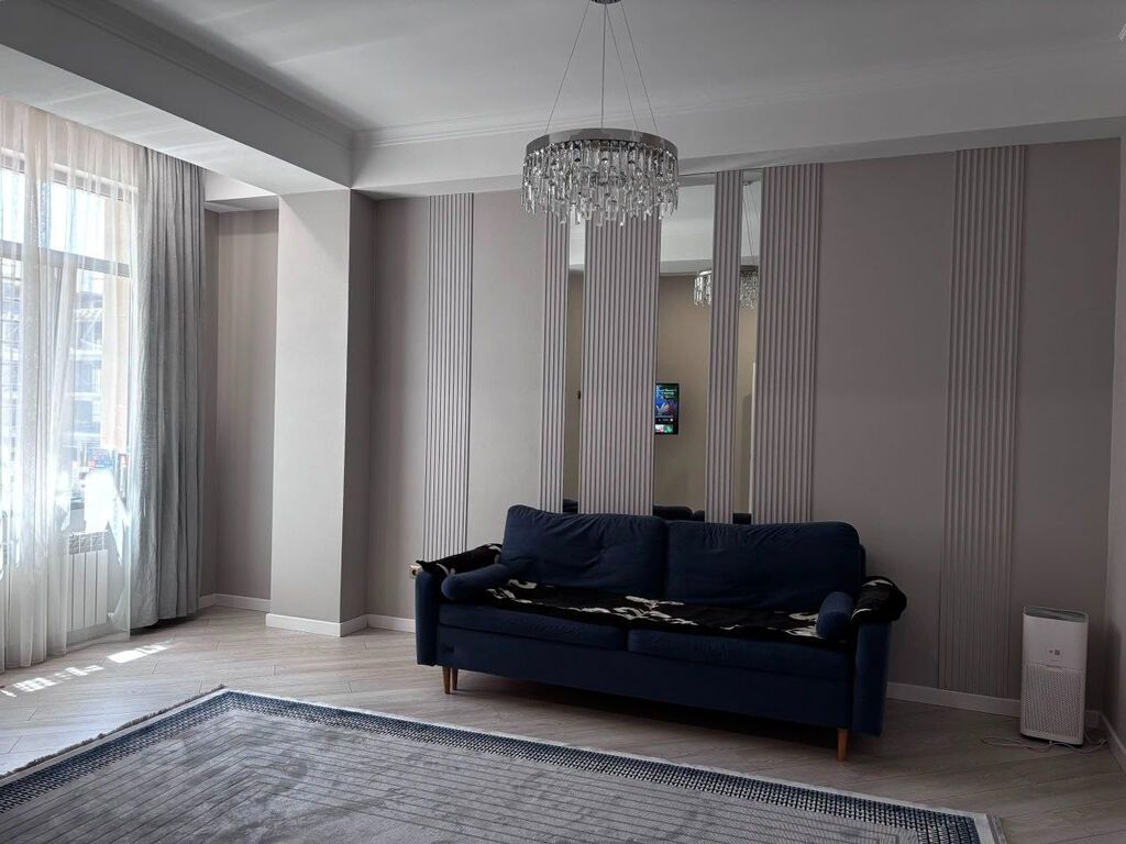 2 комнаты, 93 м², Асанбай мкр Элитка, 9 этаж, Свежий ремонт: фото 2