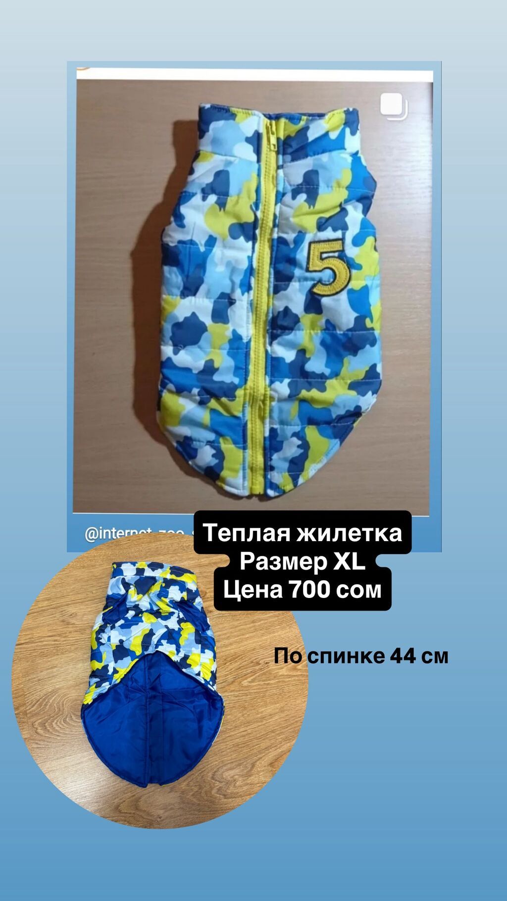 Новая одежда для собак и кошек от 200 сом: фото 6