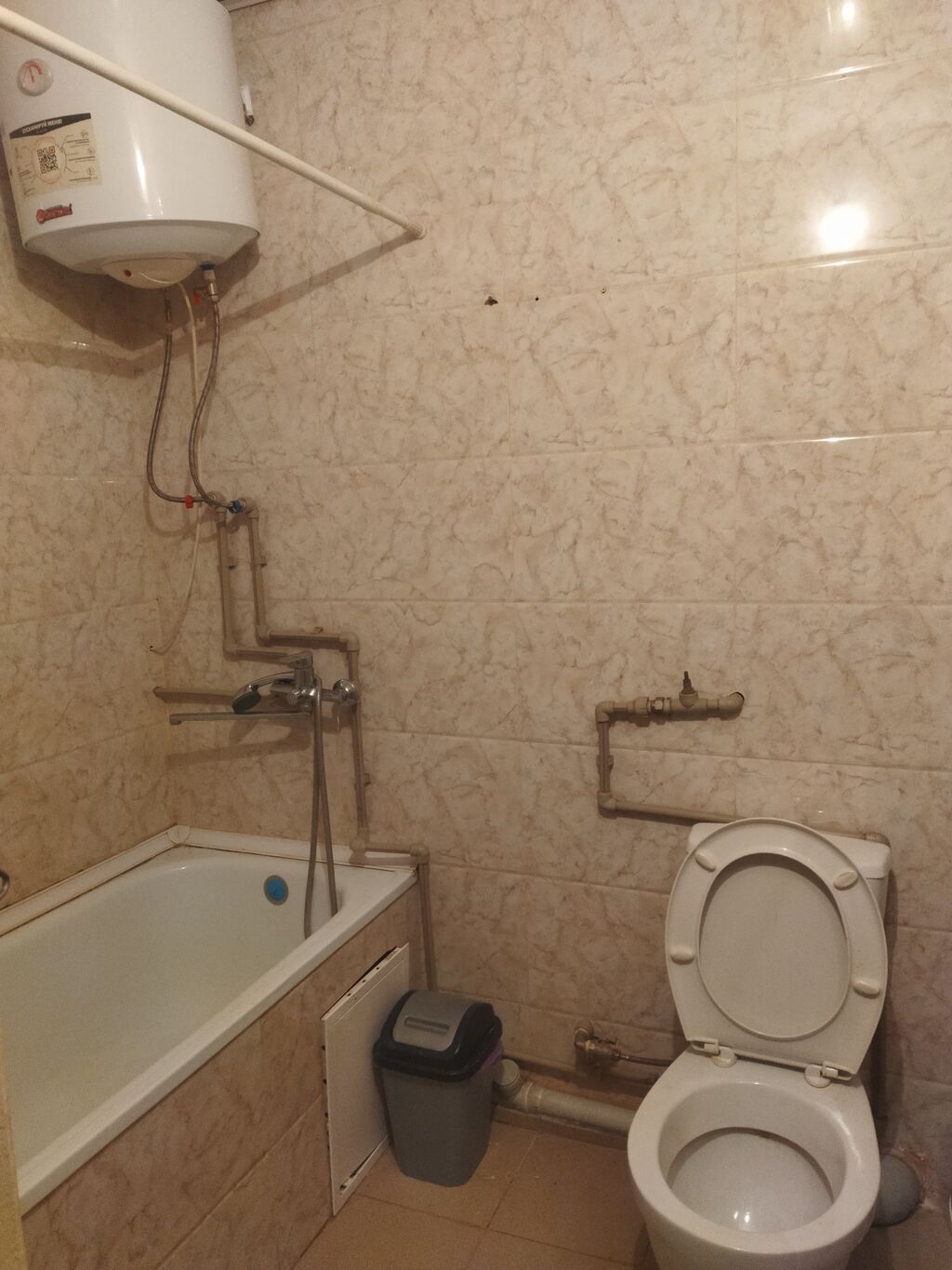 1 комната, Курманжан-Датка-2 мкр., Собственник, Семейным, от 1 года, С мебелью полностью: фото 4