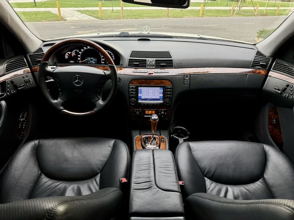 Mercedes-Benz S 500, 2004 г., седан, белый: фото 8