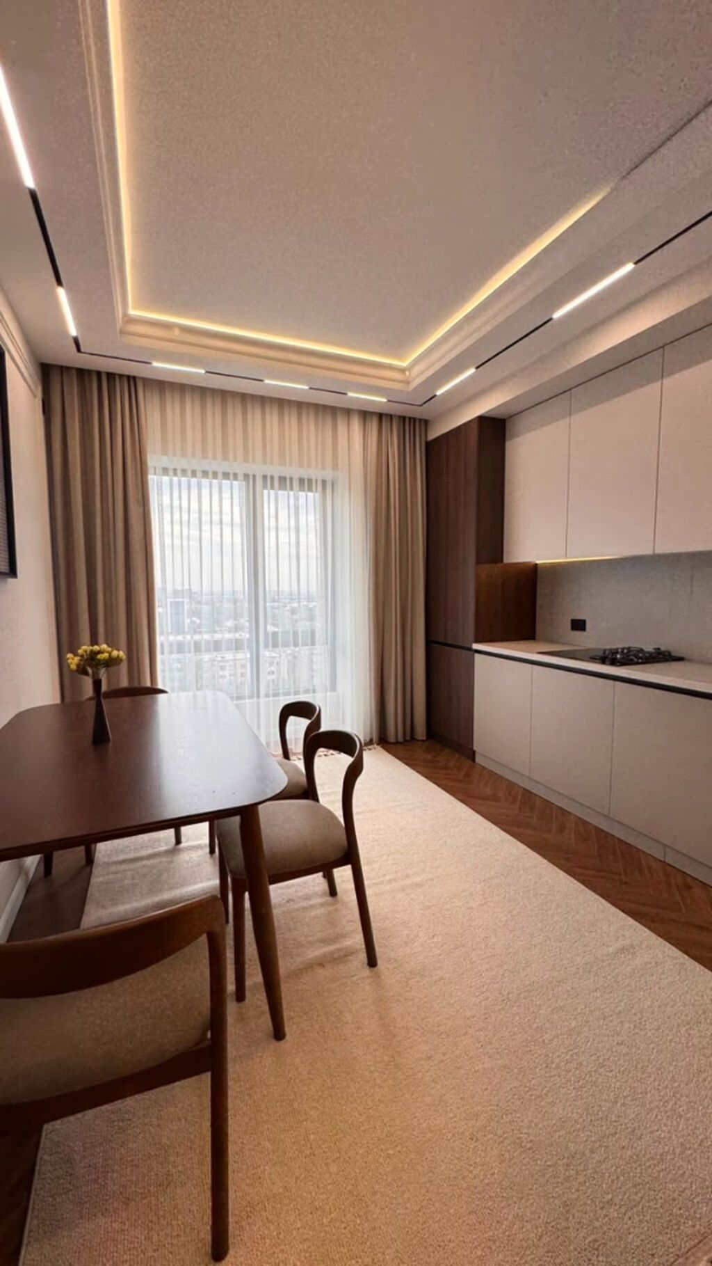3 комнаты, 100 м², Юнусалиева/Суванбердиева Элитка, 13 этаж, Евроремонт: фото 7