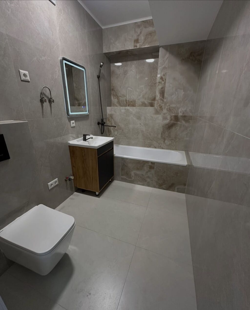 3 комнаты, 100 м², Кызыл Аскер Элитка, 7 этаж, Евроремонт: фото 5