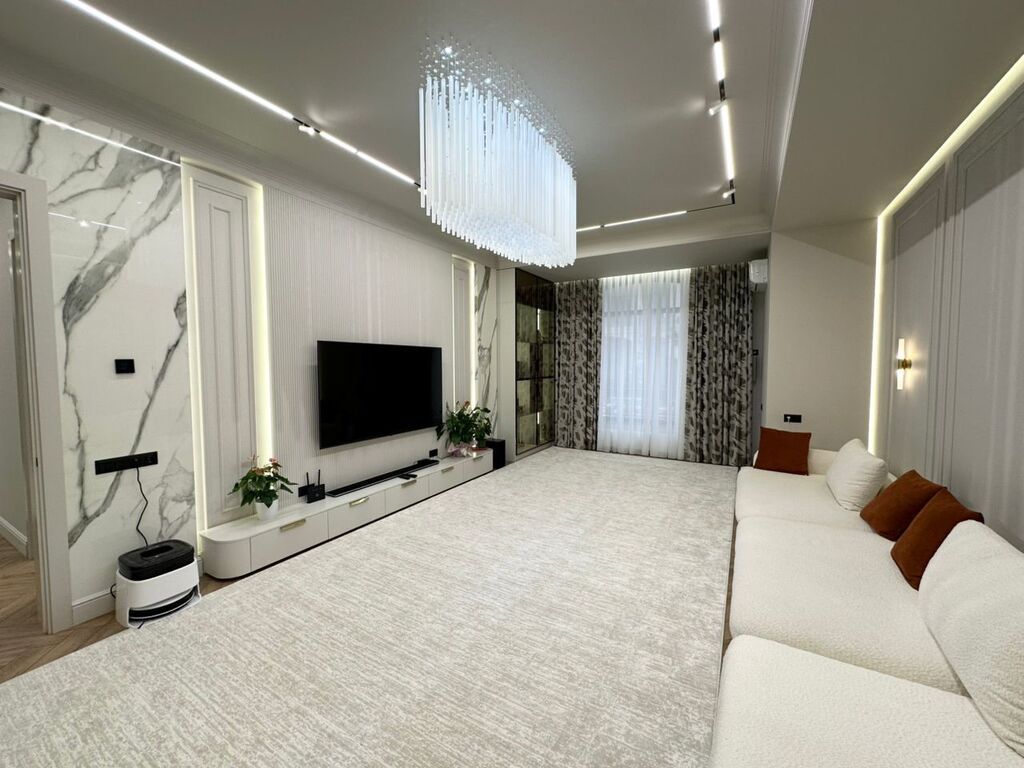 4 комнаты, 137 м², Асанбай мкр Элитка, 1 этаж, Дизайнерский ремонт: фото 5