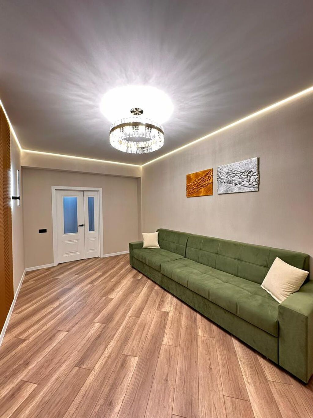 2 комнаты, 58 м², Ак-Кеме Элитка, 13 этаж, Евроремонт: фото 2