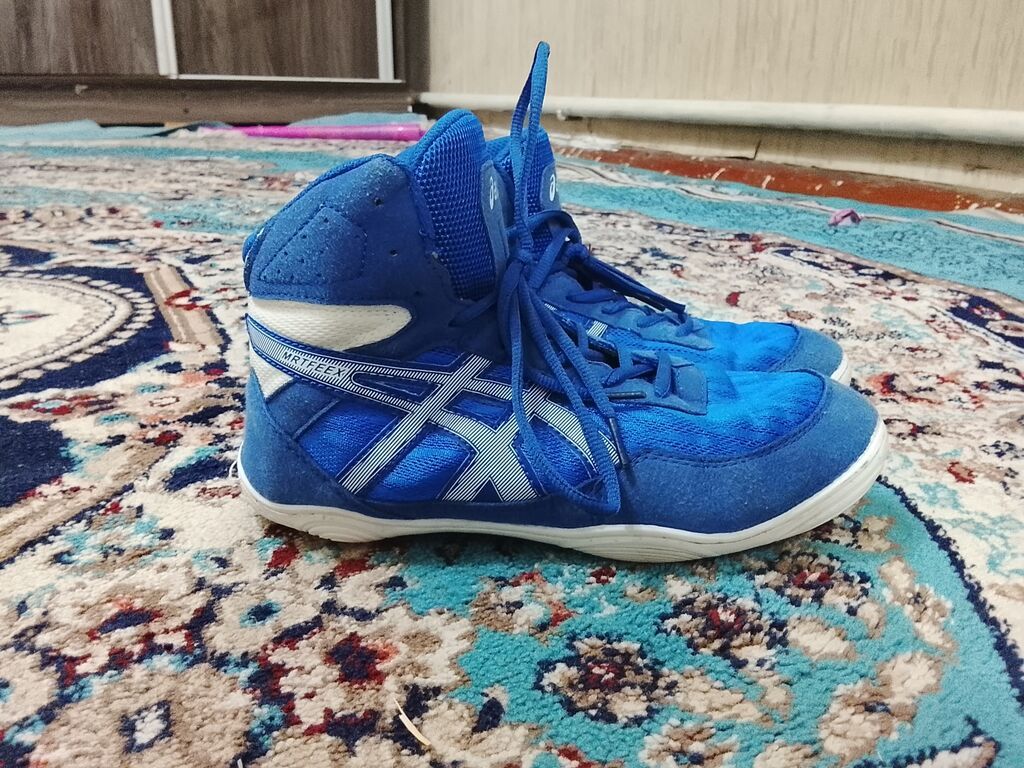 Кроссовки ASICS для зала/борьбы (wrestling shoes) - Высокая модель с — фото 3