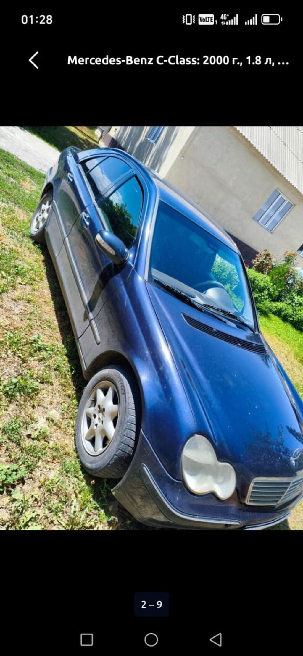 Mercedes-Benz C-Class: 2000 г., 1.8 л, Автомат, Газ, Седан — фото 2