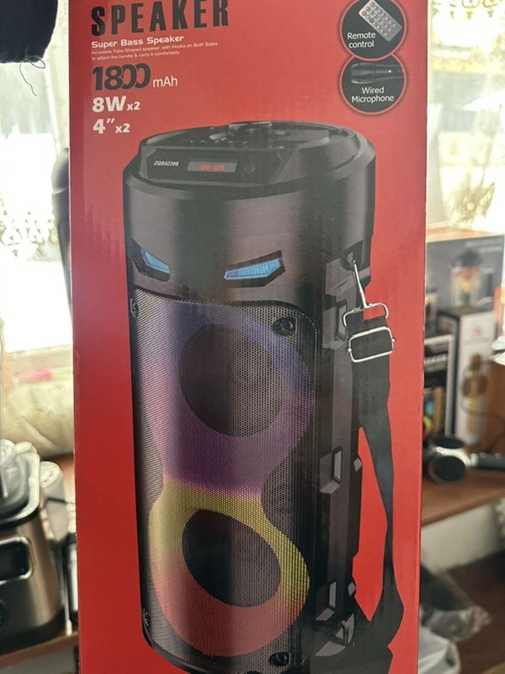 Портативная акустика ZQS4239S (Super Bass Speaker) - Два динамика: 4": фото 7