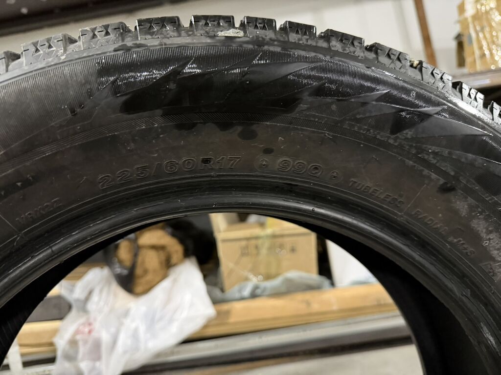 Комплект зимних шин НОВЫХ Bridgestone Blizzak DM-V2, размер 225/60: фото 1