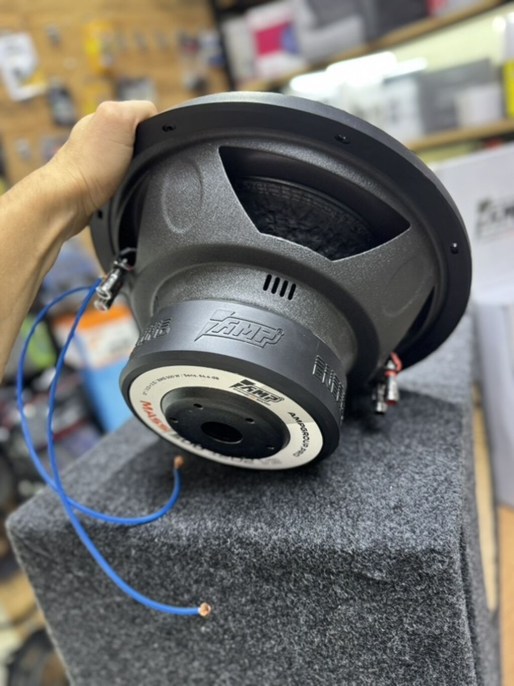 Комплект автозвука AMP MASS Состав: - Сабвуфер AMP MASS 500 12D2 V2: фото 3