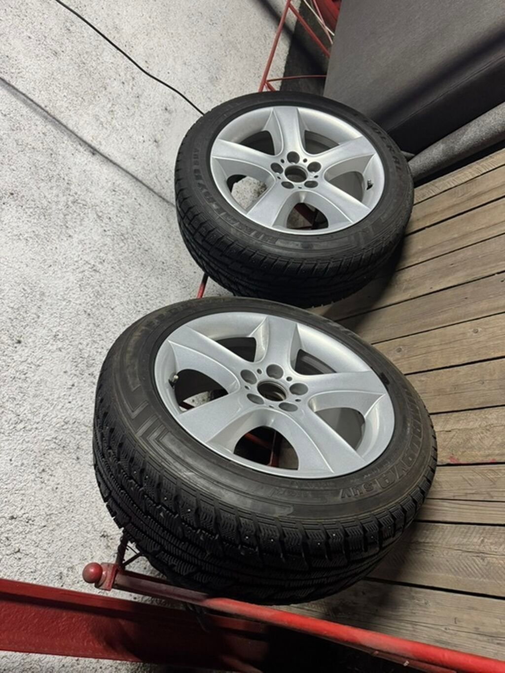 Комплект колес для SUV: литые диски + зимние шины на БМВ Х 5 Е 70 Е: фото 2