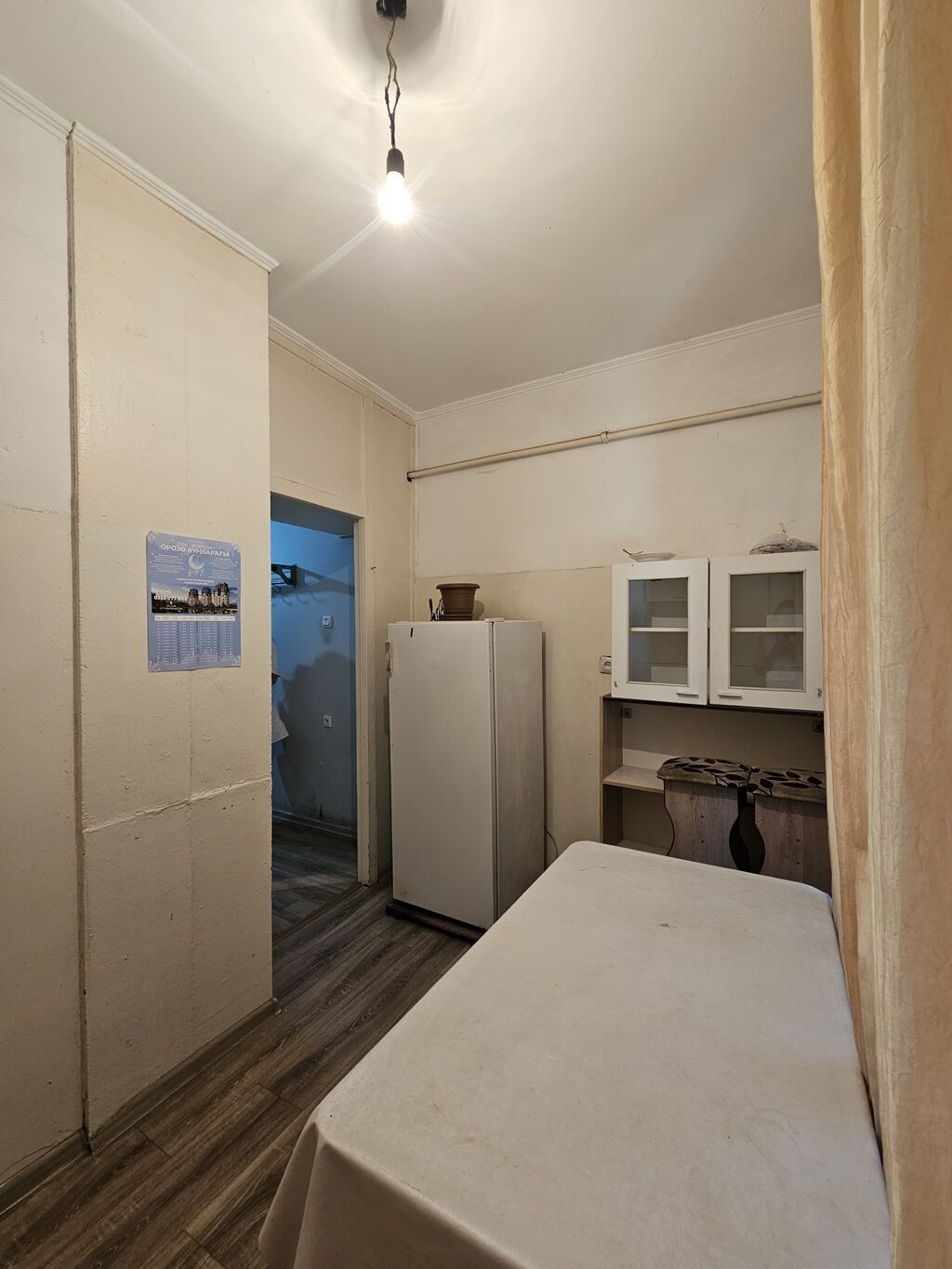 1 комната, 35 м², Тунгуч мкр 105 серия, 1 этаж, Старый ремонт: фото 6