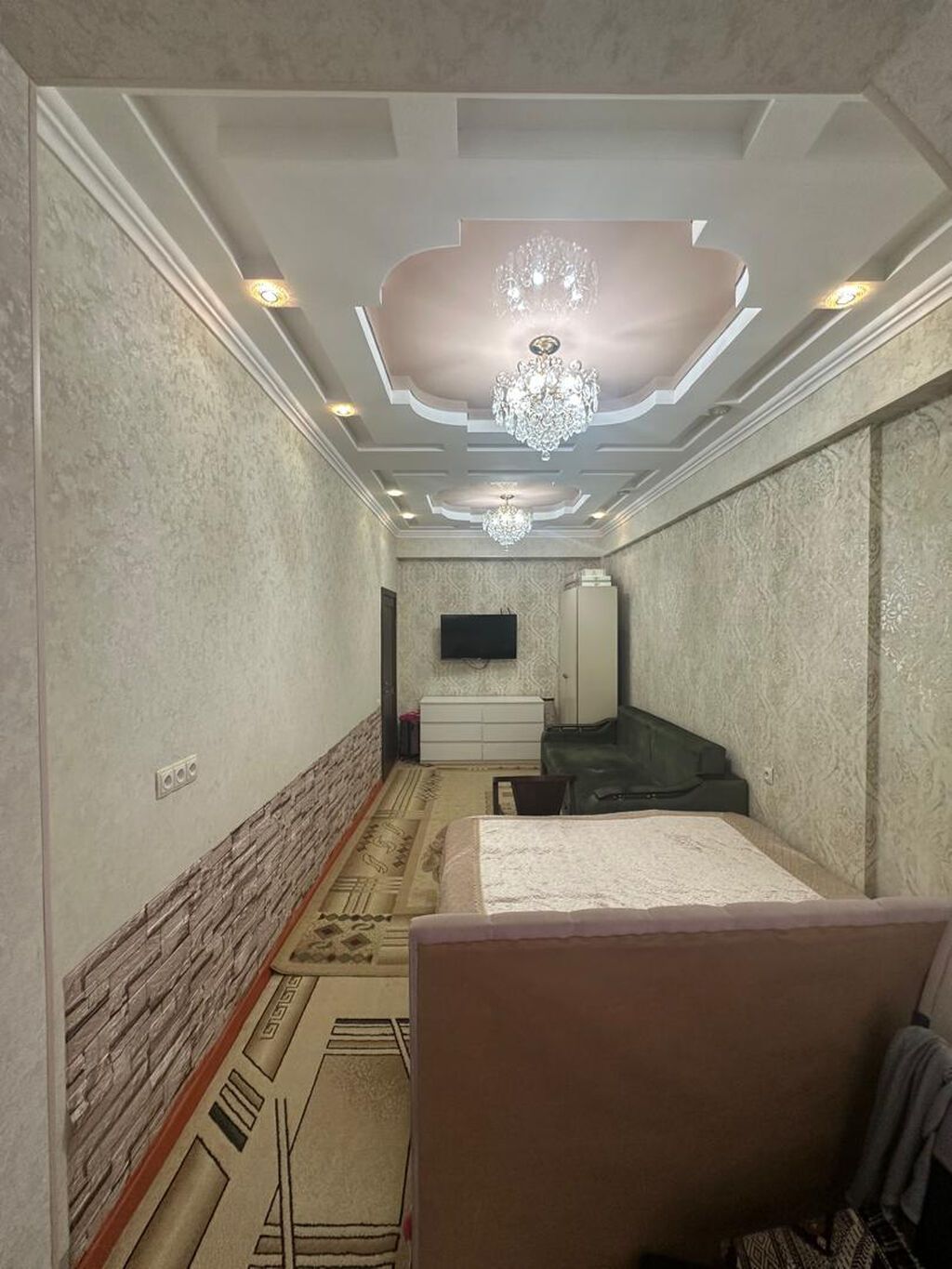 2 комнаты, 55 м², Кок-Жар мкр Элитка, 6 этаж, Косметический ремонт: фото 6